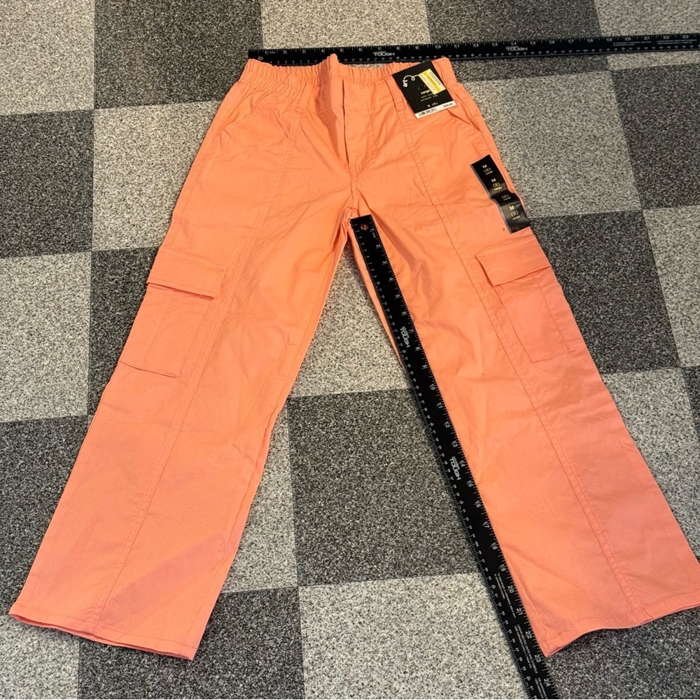 NWT Girls Art Class Cargo Mid Rise Relaxed Pants Size M(8) - Picture 4 of 7